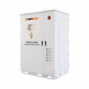 BrightESS BrightGrid Industrial Commercial Solar Energy Storage System, 100KW PCS with 215KWh LiFePO4 Lithium Battery All In One Cabinet BESS MicroGrid