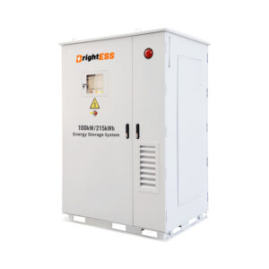 High-capacity BrightESS solar energy storage system for efficient renewable power management.
