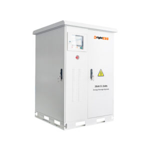 High-capacity BrightESS solar energy storage system, 20kW/51.2kWh for solar power backup.