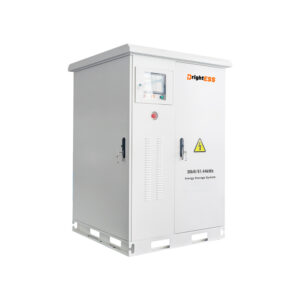 High-capacity BrightESS solar energy storage system with 30kW power output.